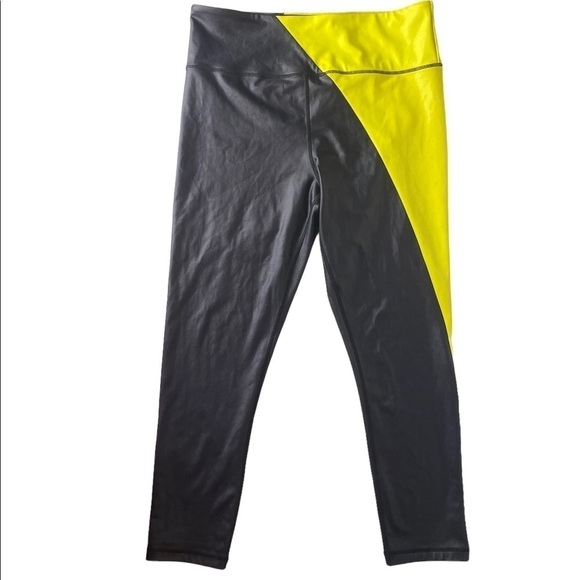 ZIYA Black and Yellow Light N Tight Leggings. Size 16-18 - Picture 2 of 9
